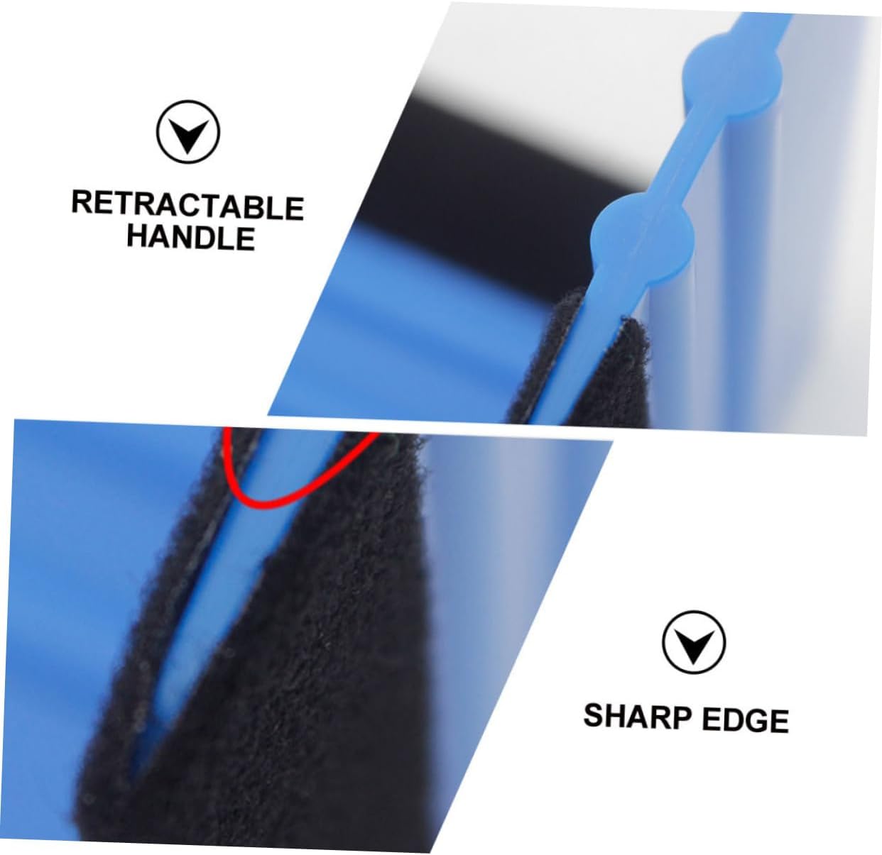 Long Handle Car Squeegee Car Sticker Installation Tool Vinyl Wrap Tool Kit Tint Film Window Film Squeegee