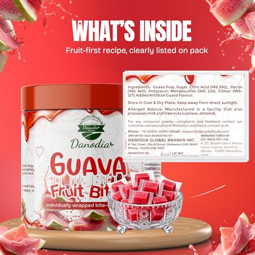 Dulce masticable de fruta guayaba Danodia Foods 300g miniatura 5