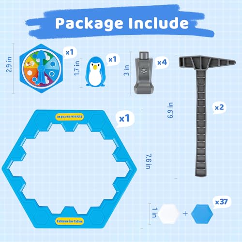 Juego Mesa Penguin Trap Save Penguin On Ice miniatura 5