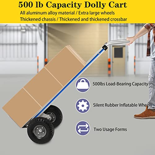 Carretilla resistente de aleación de aluminio 500 lb miniatura 3