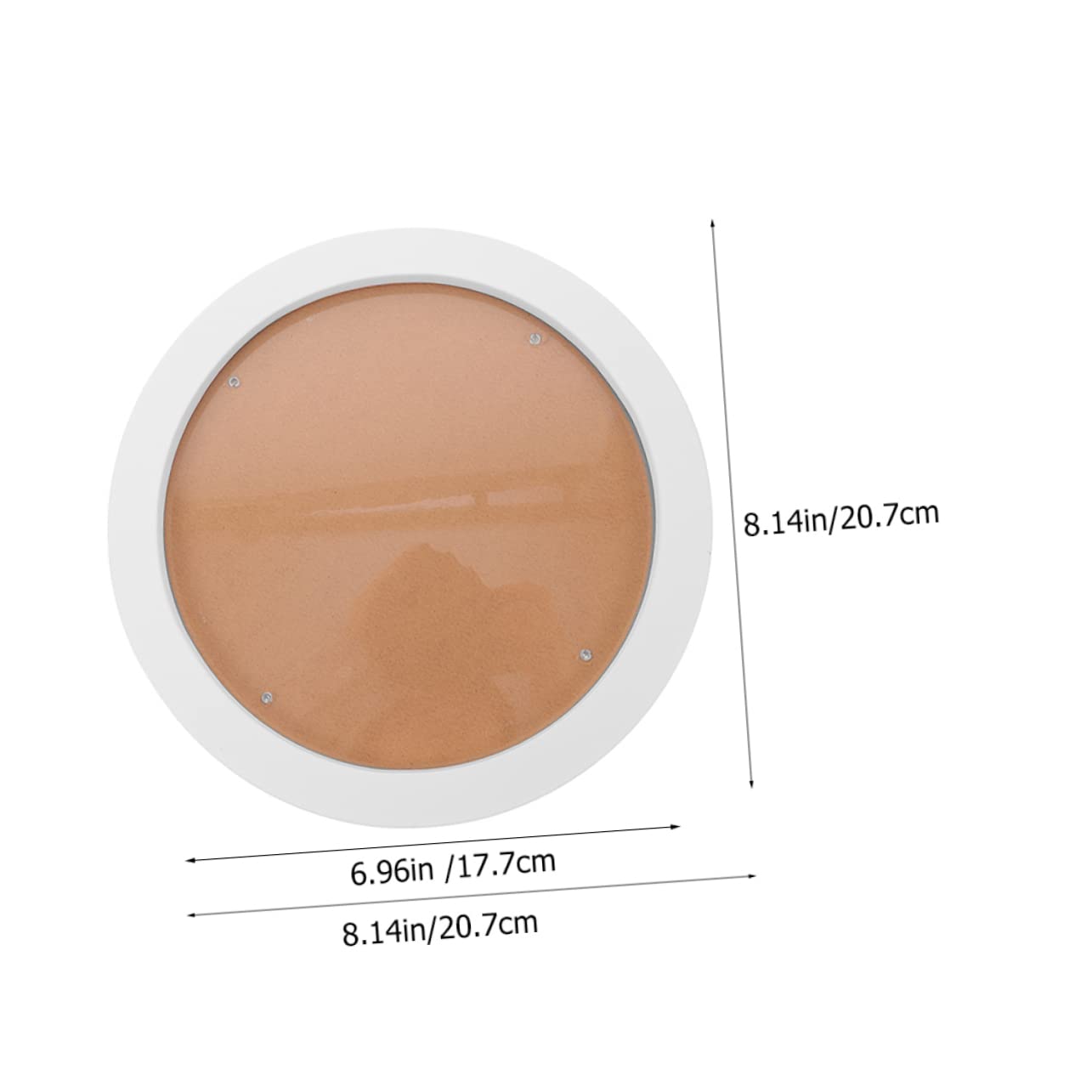 HOLIDYOYO Large Circular Cross Stitch Frame White Round Embroidery Hoop Holder for Needlework Wall Decor Embroidery Frames