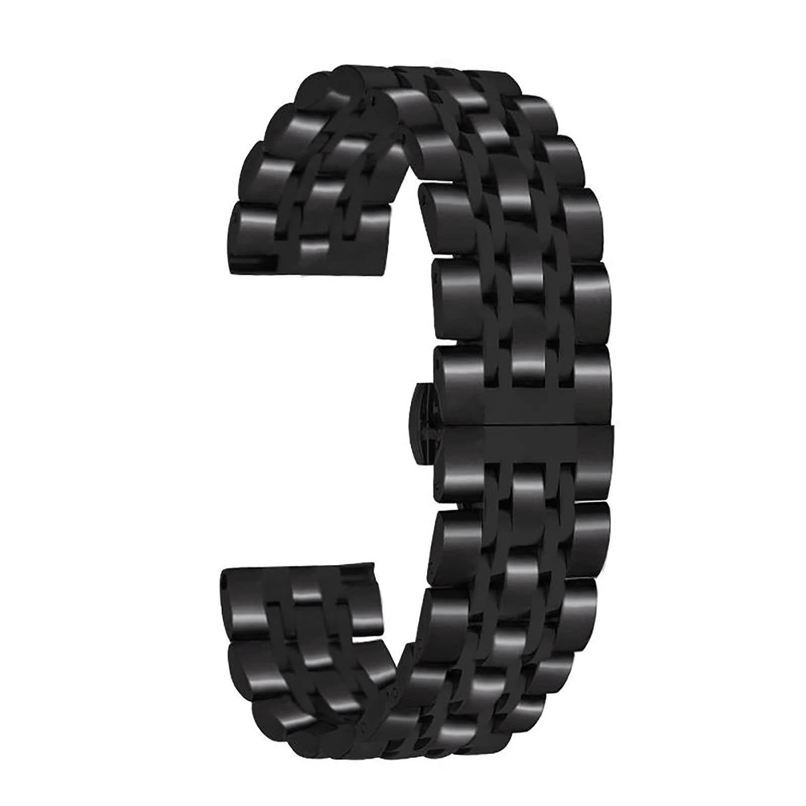 Decdeal 22mm Stainless Steel Watch Bands with Straight End Quick Release Watch Bracelet Strap Polished Watchband with Butterfly Buckle Compatible with 22mm Smart/Traditional Watch (B09GKR8PF7) Amazon Price History, Amazon Price Tracker