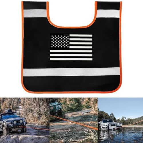 ARB 220 Offroad Winch Cable Recovery Damper – Orange/Black, Safety Weight For Snatch Straps