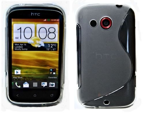 HTC Desire C Coque de protection en silicone TPU Silicone Transparent