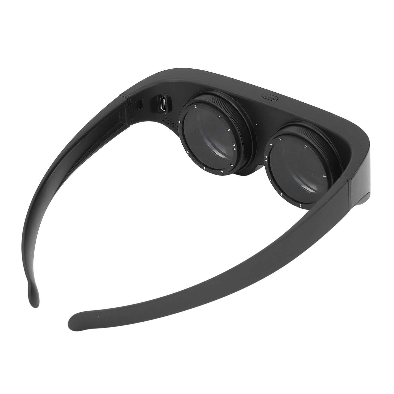 Cryfokt Gafas 3D VR 4K Ultra HD Inalámbricas Ajustables Ligeras para Entretenimiento en el Hogar Pantalla de 2,1"