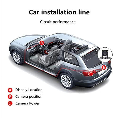 Car Backup Camera, 4 Led Hd Reverse Camera With Night Vision, Backup Rear View Camera 170° Wide View Angel, Suitable For Cars, Suv, Trucks, Rv And More (4 Led) #TOP2