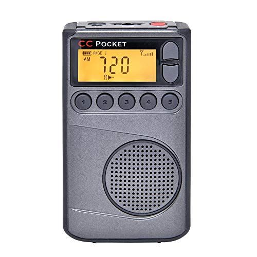 Image of C. Crane CC Pocket AM FM and NOAA Weather Radio with Clock and Sleep Timer (Pack of 3)