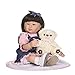 FMONH Handgemachte Silikon Reborn Babypuppen 56 cm 22 Zoll Realistische Babypuppen Chinesisches Mädchen Neugeborenes Mit Jeanskleid Für Kinder Playmate
