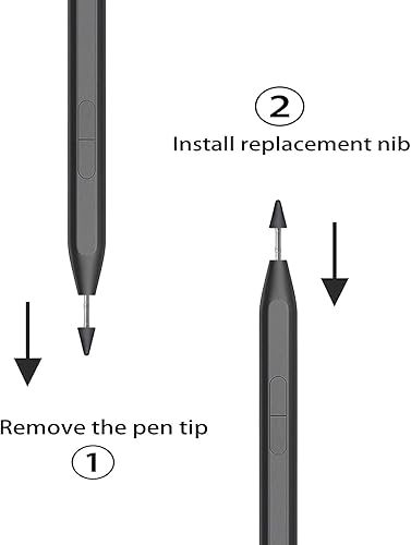 Miniatura 5 de Punta de repuesto para bolígrafo HP recargable MPP2.0 Tilt Pen SPEN-HP-003004 (3J122AA), repuesto de punta compatible con HP MPP2.0, puntas para H P