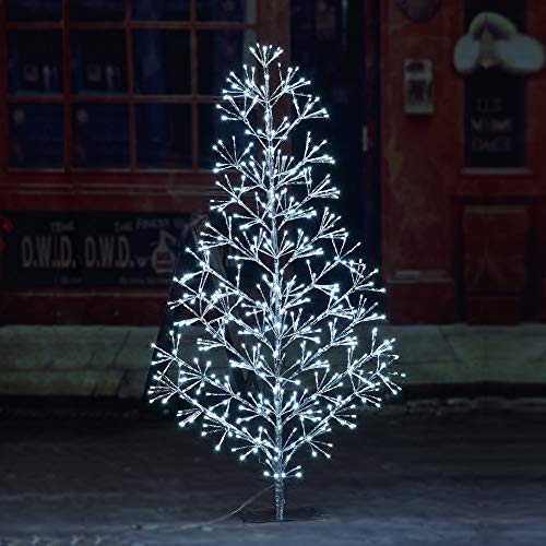 Lightshare 4ft 496L Artificial Christmas Tree Light,White Light for Home Garden Decoration,Winter,Wedding,Birthday,Christmas,Holiday,Party Decoration,Silver Lightshare 4ft 496L Artificial Christmas Tree Light,White Light for Home Garden Decoration,Winter,Wedding,Birthday,Christmas,Holiday,Party Decoration,Silver