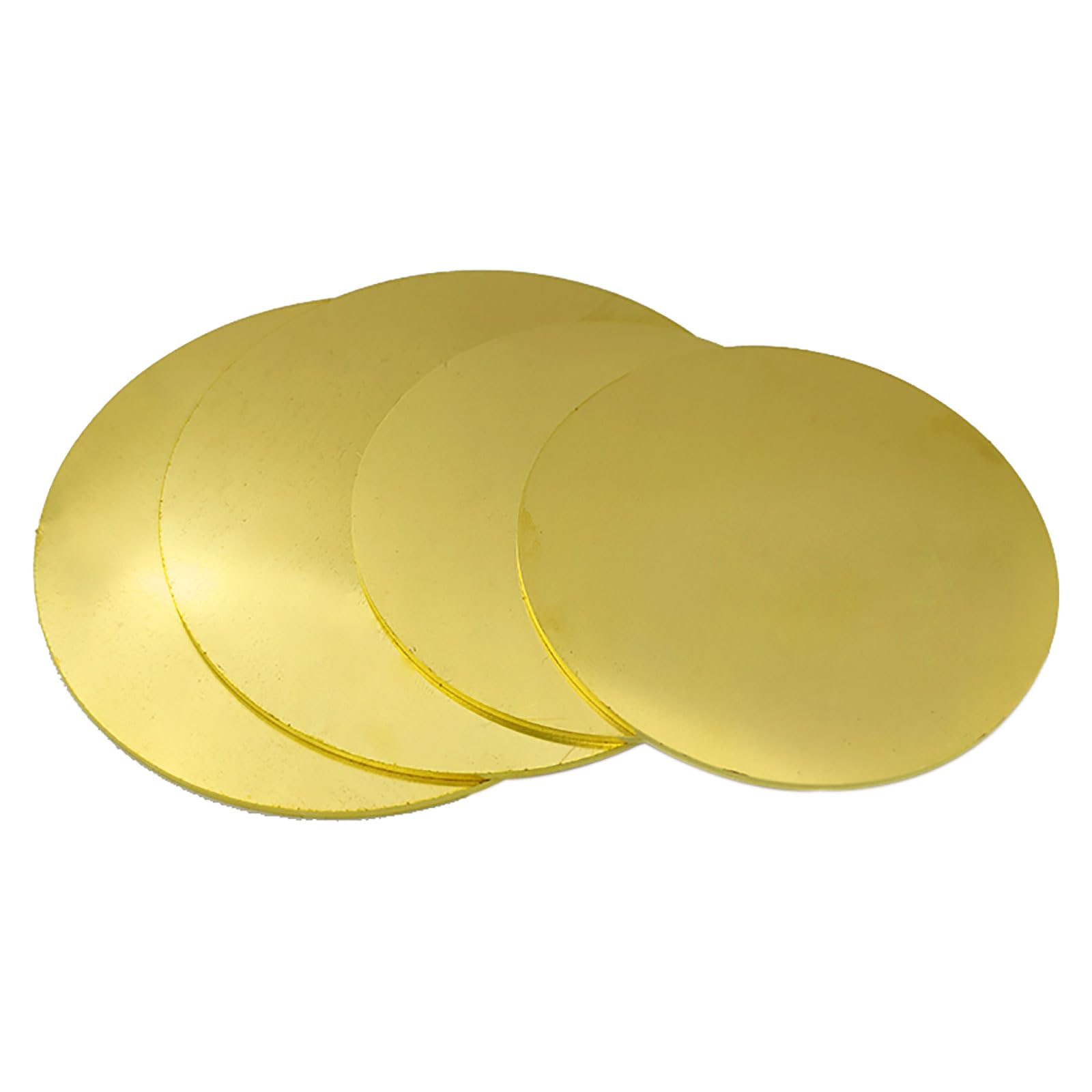 COYOUCO Brass Disc Round Plate Sheet,H62 Copper Alloy Solid Circle,Thickness 0.8Mm,100-200Mm Diameter,1Pcs,150mm