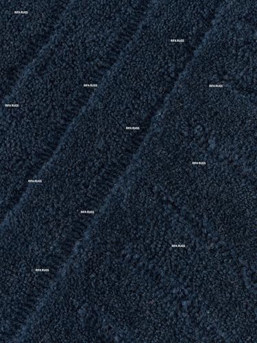 Image of Hand Tufted Carpet Nz Wool with Silk Abstract Design Non Slip Luxury Exclusive Rectangular Carpet for Living Room Bedroom (Size : 5x8 Ft, 152x244 CM), Multicolor