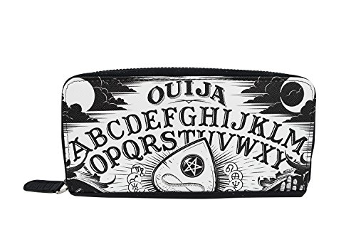 Liquor Brand Black Magic Ouija Board and Planchette Zip Around Clutch Wallet2