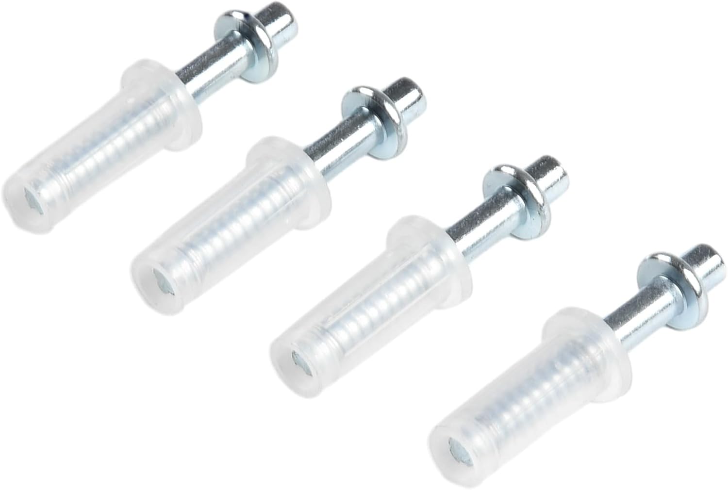 4-Pack Bifold Door Top Guide Wheel Kit – Nylon and Metal Roller with Stainless Steel Pivot Hinge for Closet, Pantry & Laundry Room Doors, Space-Saving Folding(B)