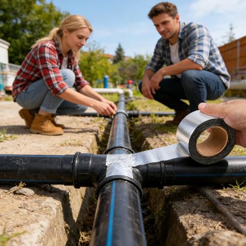 Ruban d'asphalte autocollant et imperméable pour réparation du béton - 7