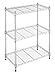 Whitmor Supreme Small 3 Tier Shelving Adjustable Chrome