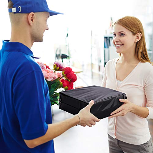 Image of Metronic Poly Mailers 12x15.5 100pack Plastic Shipping Bags Envelopes Black | Medium Mailers Poly Bags for Clothing, Self-Sealing Waterproof Mailing Bags for Small Business Packaging Shipping Apparel