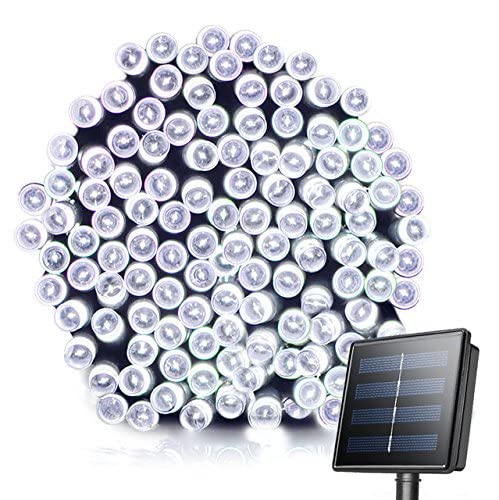UBERSWEET White, Dcoo LED Solar Light 72ft 22meter 200 LED Modes Tuinverlichting Garden Light Led Solar Lamp Garden Lighting Solar Lamp Outdoor