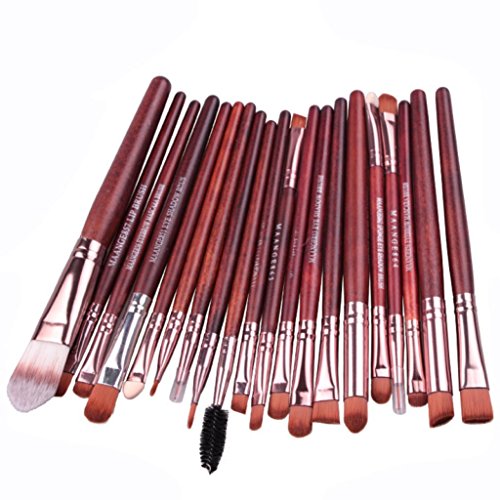 Susenstone20 pcs/set Makeup Brush Set (Red)