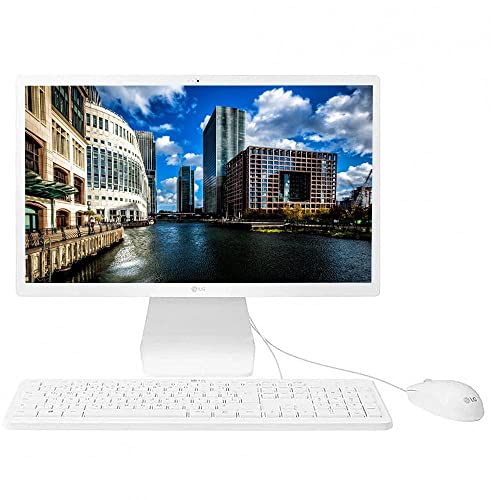 Computador All in One LG Celeron 8GB SSD 128GB Win 11 22V30R-L.BY31P2