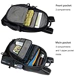 Lightweight Foldable Hiking Backpack 40L, Ripstop Nylon Packable Travel Daypack, Collapsible Backpack For Traveling Hiking Camping Touring(Orange) - Image 5