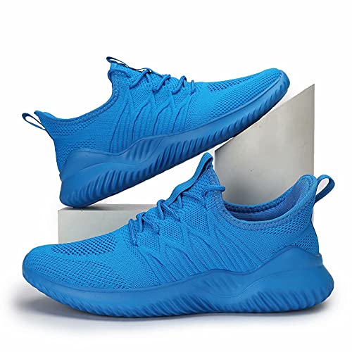 Image of Mens Running Shoes Slip-on Walking Sneakers Lightweight Breathable Casual Soft Sole Trainers Zapatos de Hombre