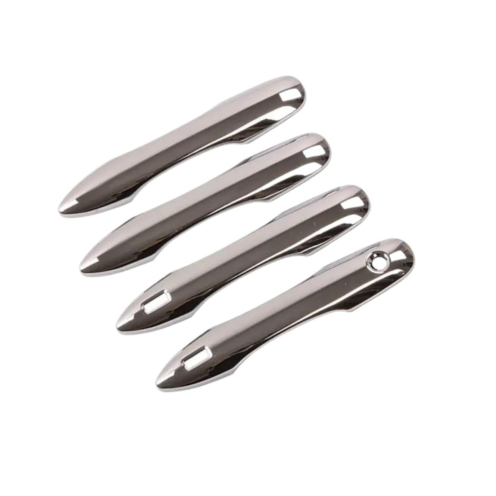 Cavinbdz Silver Car Exterior Door Handle Cover Trim Sticker For Toyota For Corolla For Auris E210 2019-2022 (,3 Hole)
