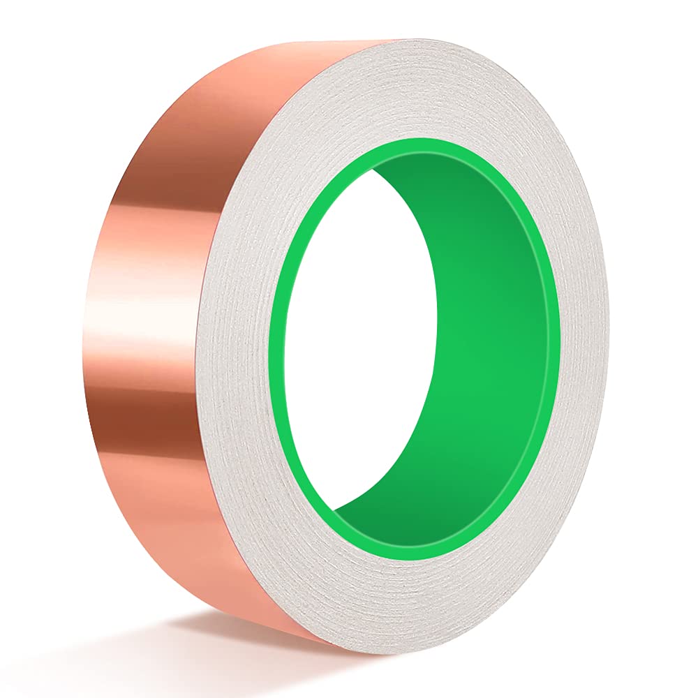 Buy lohey 20M Copper Foil Tape, 30mm Slug Repellent Tape Dual