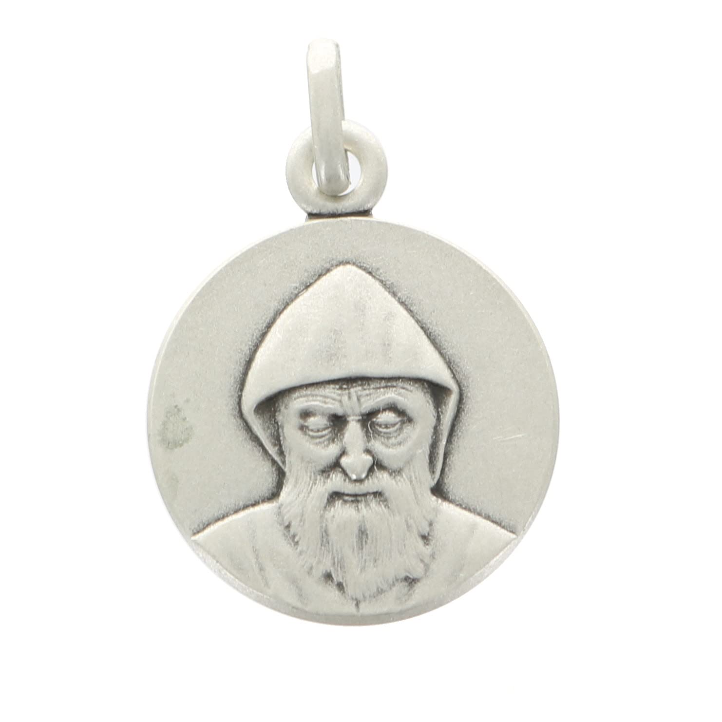 Medaglia di San Charbel in Argento 16 mm - Medaglie e croce d'argento - Culto cristiano cattolico in Argento