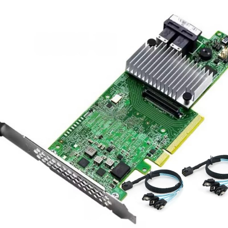 Suitable for SAS 9361-8i and 8643 RAID Cards with 1GB Cache. SAS RAID Card with 12GB/s Speed + 2 * 8643 Cables.