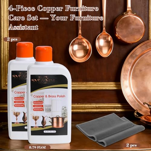 Kit limpiador y pulidor de cobre y latón 8.79oz x2 miniatura 6