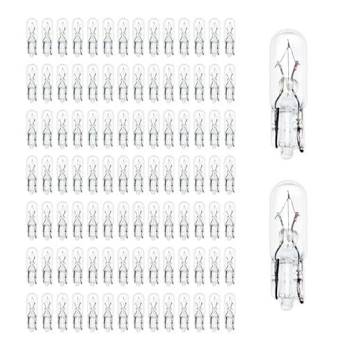 Pack 100 Bombillas Miniatura 12V 2.28W Base W2x4.6d T1.5 T5 miniatura 1
