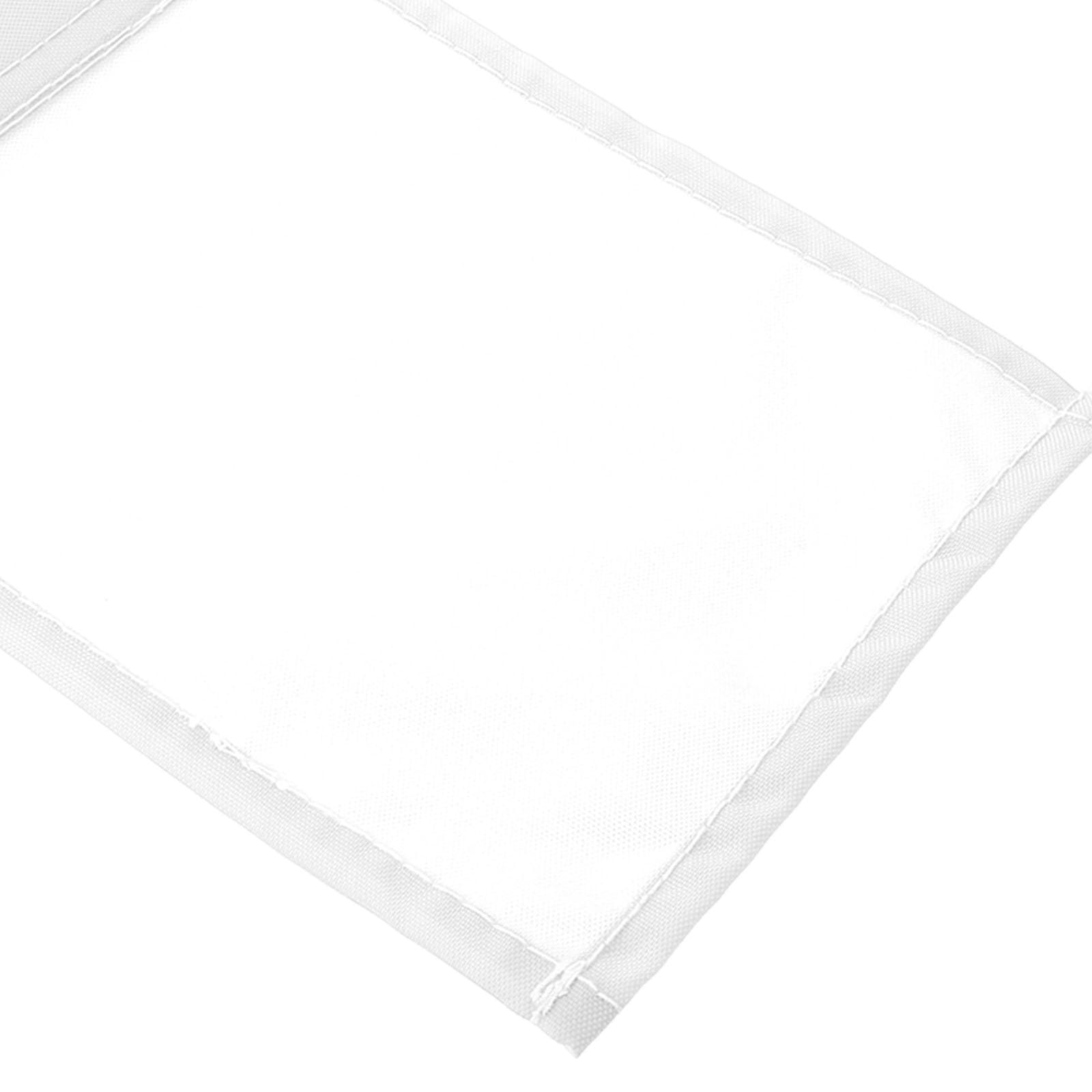 3er-Pack Golffahnen für den Garten – Gut sichtbare Markierungsfahnen – Ersatzfahnen für den Golfplatz, ideal für das Putting Green zu Hause, 20,8 x 16 cm, Weiß