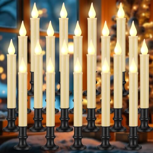 Velas de Navidad con portavelas que solucionan la decoración exterior