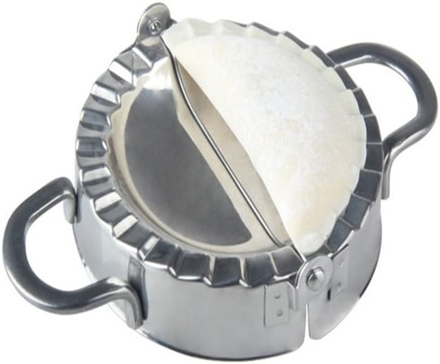 ZY Eco-Friendly Pastry Tools Stainless Steel Dumpling Maker Wraper Dough Cutter Pie Ravioli Dumpling Mould Kitchen Accessories (7.5cm)