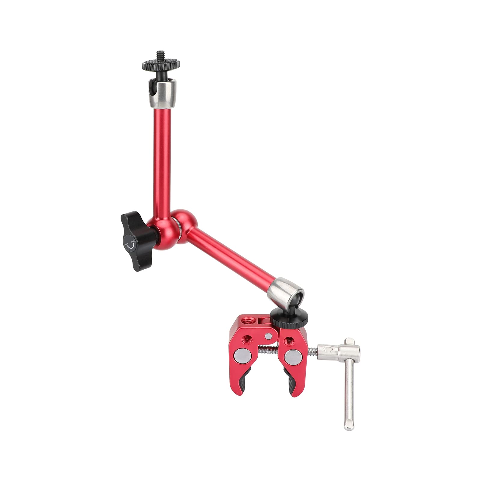 Brazo mágico CAMVATE 3118 con super clamp para ajustar monitores y focos led en cualquier ángulo