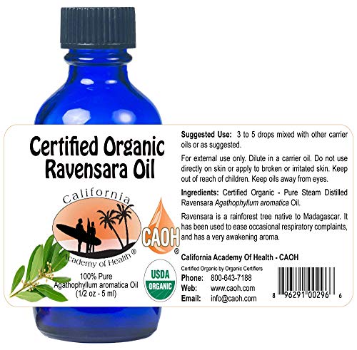 Aceite esencial orgánico puro Ravensara 15 ml miniatura 2
