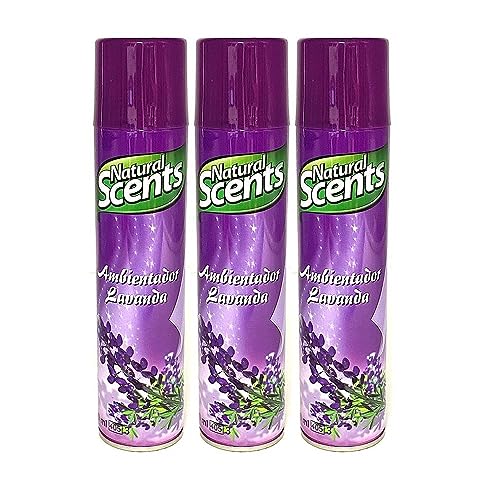PLUS HOME NATURAL SCENTS AMBIENTADOR SPRAY 300ML LAVANDA.PACK DE 3 BOTELLAS