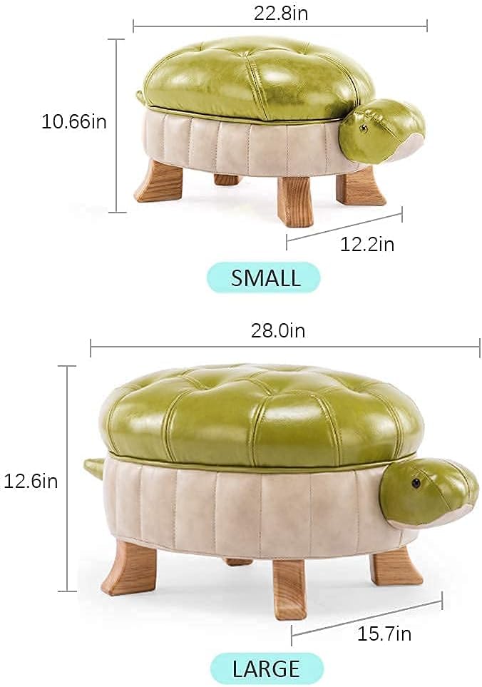 Kelendle Animal Footstool Turtle Upholstered Ottoman