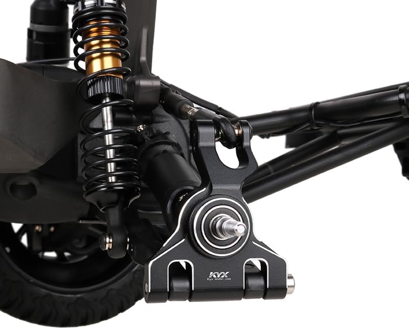 KYX Racing CNC Machined Aluminum Rear Stub Axle Carriers Upgrades Parts Accessories for 1/10 RC Car Traxxas F-150 Raptor R 4x4