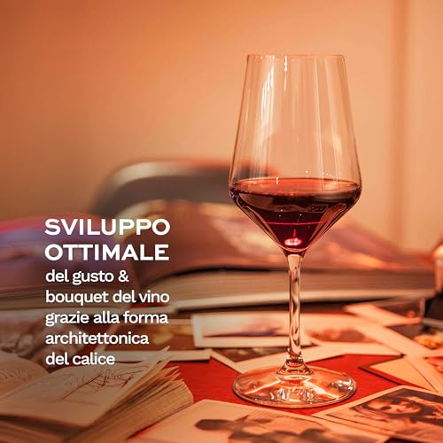 Stölzle Lausitz Bicchieri da Vino Rosso Revolution Set di 6, 490 ml – Calici in Cristallo di Alta Qualità per Vini Rossi – Lavabili in Lavastoviglie e Resistenti agli Urti - immagine 6
