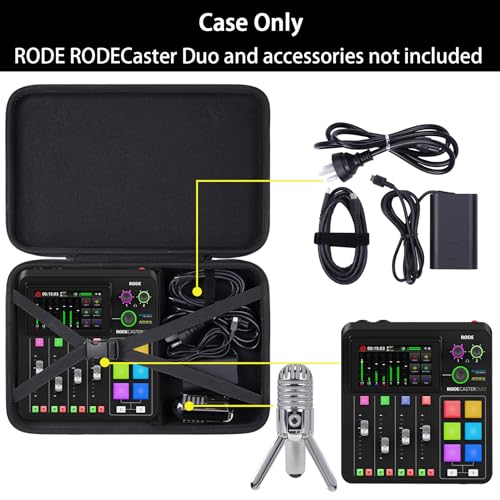 Étui de voyage rigide pour RØDECaster Duo Khanka housse protection - 2