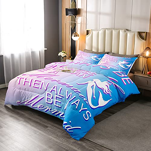 Girls-Mermaid-Comforter-Set-Twin-Size-Gradient-Down-Comforter-Coastal-Nature-Bedding-Set-For-Kids-Women-Adult-Bedroom-Decor-Sea-Animal-Mermaid-Tail-Duvet-Sets-With-1-Pillow-Case-Blue-Purple 51ryKUtGzLL