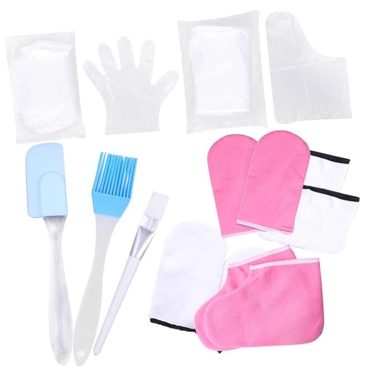 Healeved Moisturizing Hand Spa Kit Overnight Gloves Paraffin Wax for Feet Hands Random Color