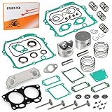For EZGO Fuji Robin 295cc Golf Cart EH29C 4 Cycle MCI Engine Top End Rebuild Kit W/STD Piston Valve Gaskets Kit 1991-2002