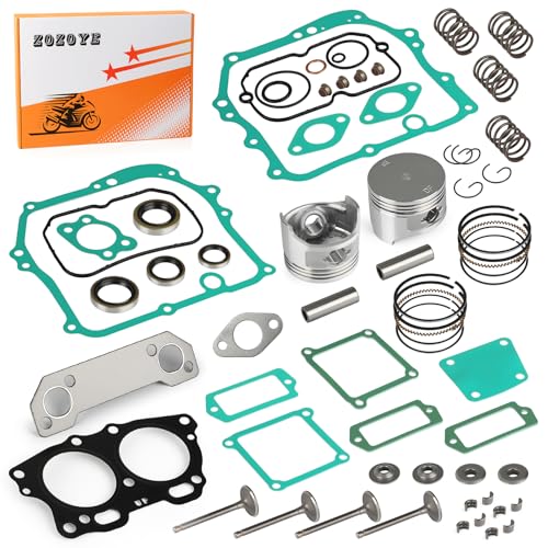For EZGO Fuji Robin 295cc Golf Cart EH29C 4 Cycle MCI Engine Top End Rebuild Kit W/STD Piston Valve Gaskets Kit 1991-2002