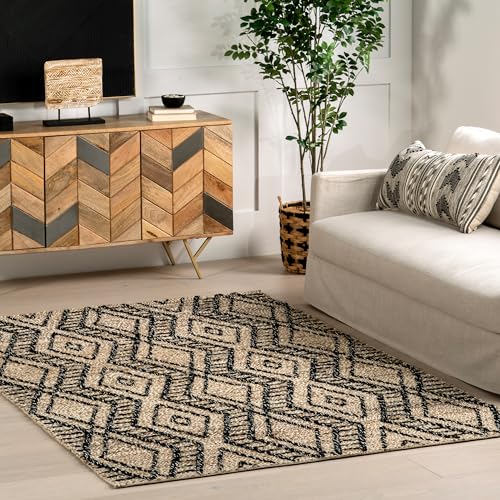 nuLOOM Betony Area Rug, 5' x 8', Light Beige
