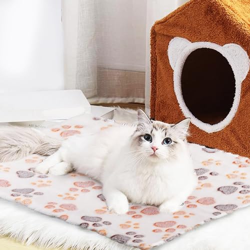 Cobertor de lã macio e quente para animais de estimação, almofada de cama, hamster, porquinho-da-índ