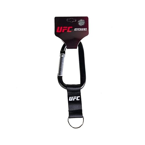 Pro Specialties Group UFC KEYCHAIN CARABINER JUMBO BLACKOUT, Blackout, ONE