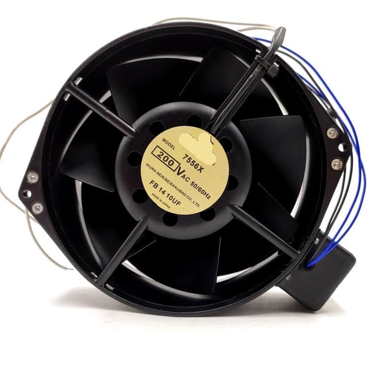 UTHA1B-US7556X-TP 200V AC Fan, 172x150x55mm, NC Sensor, 40/36W, 50/60Hz(Fan with Sensor)